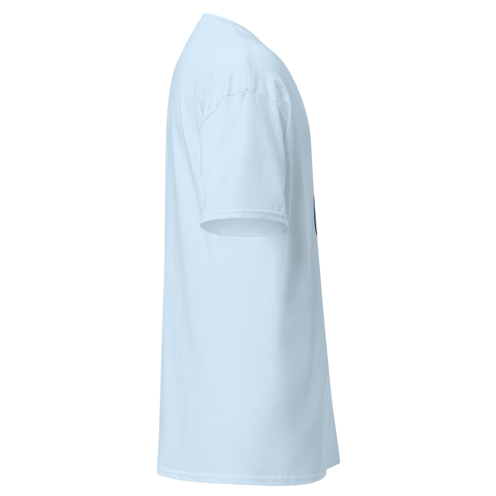T-shirt Unisexe couleur bleue clair avec un motif vintage Boite de Sardines.