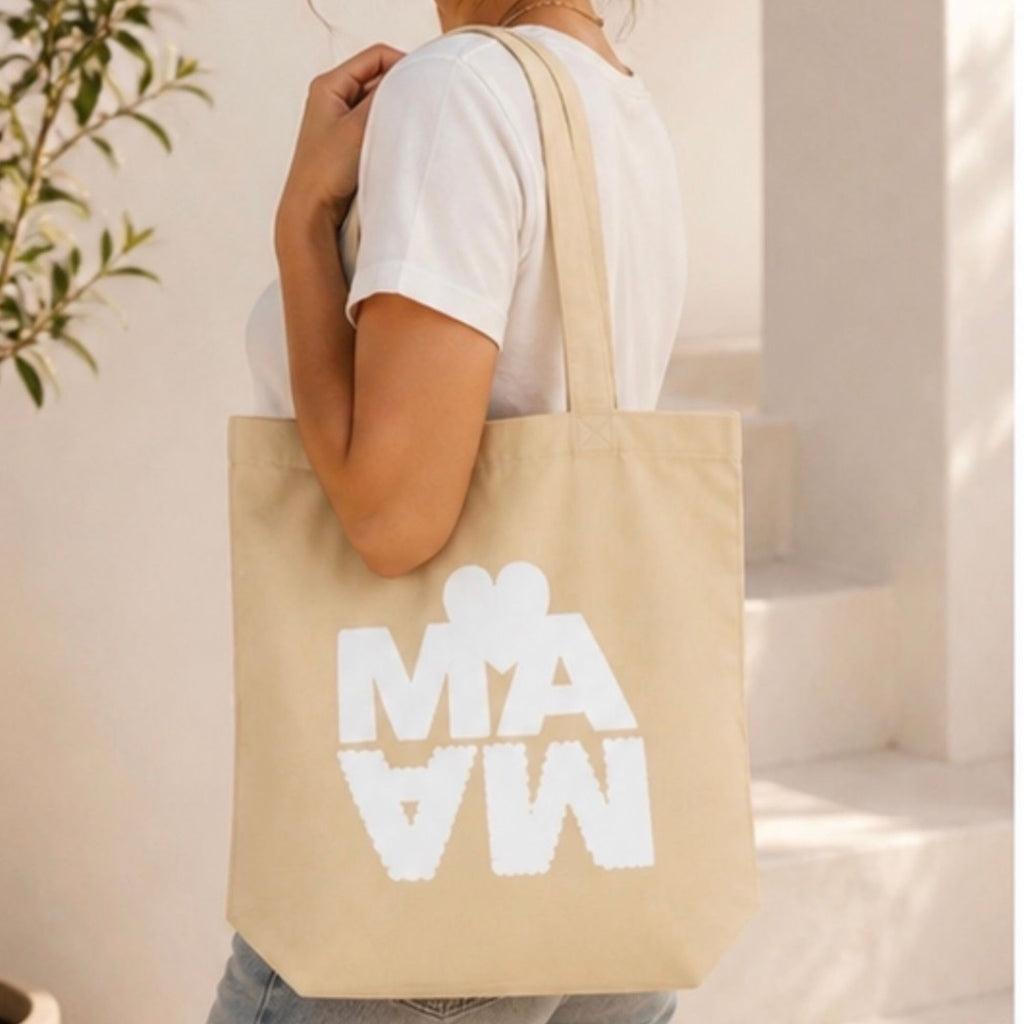 Totebag avec l’Inscription en blanc “Mama“